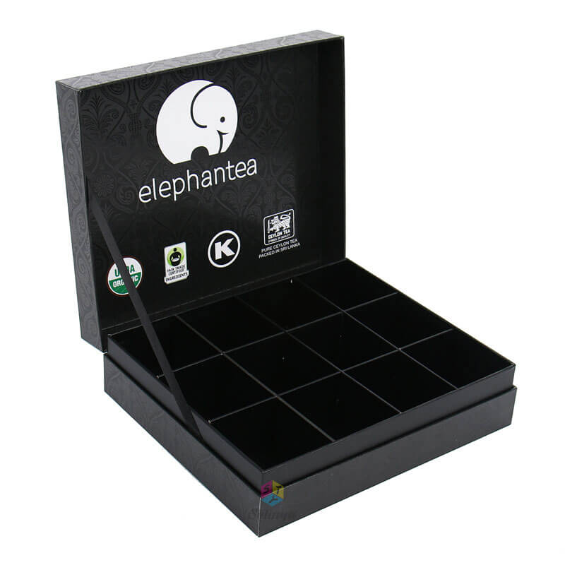 Cardboard Tea Box - Rectangle Magnetic Packaging