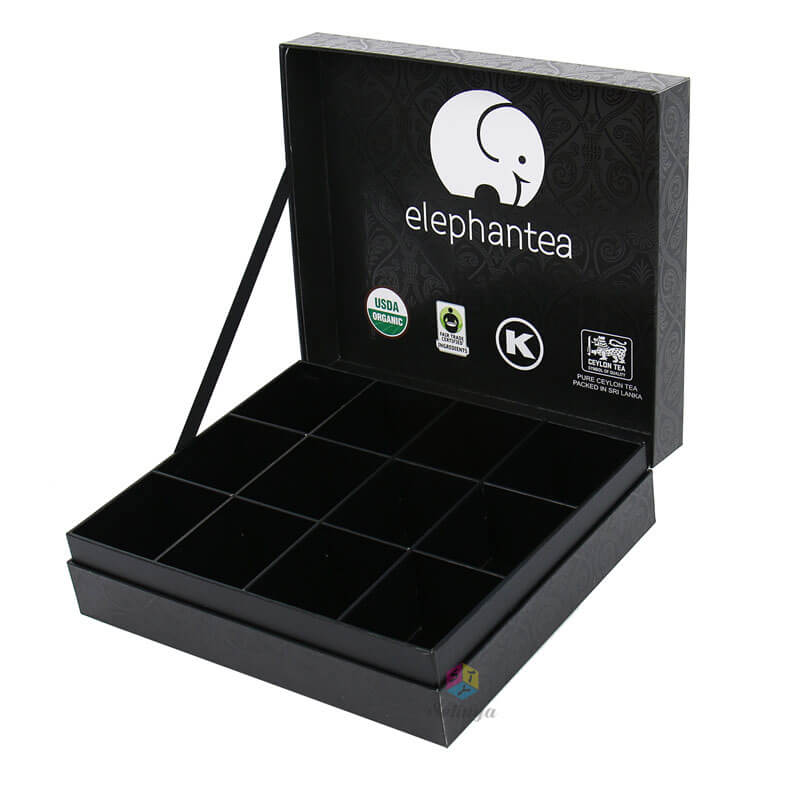 Cardboard Tea Box - Rectangle Magnetic Packaging