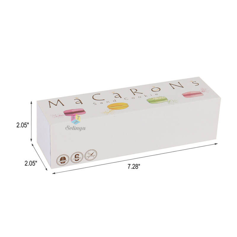Macaron Packaging Box - Colorful Drawer Design