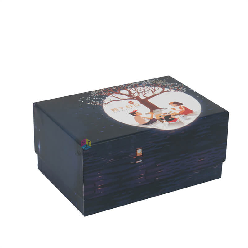 Panettone Box - Blue Mooncake Box