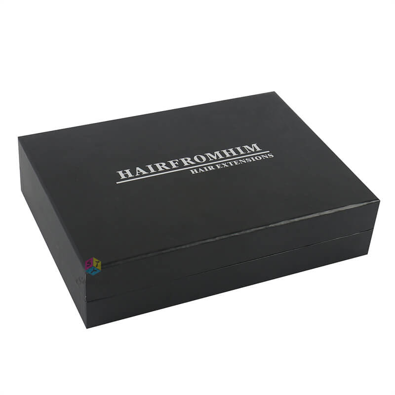 Black Paper Wig Boxes And Cases