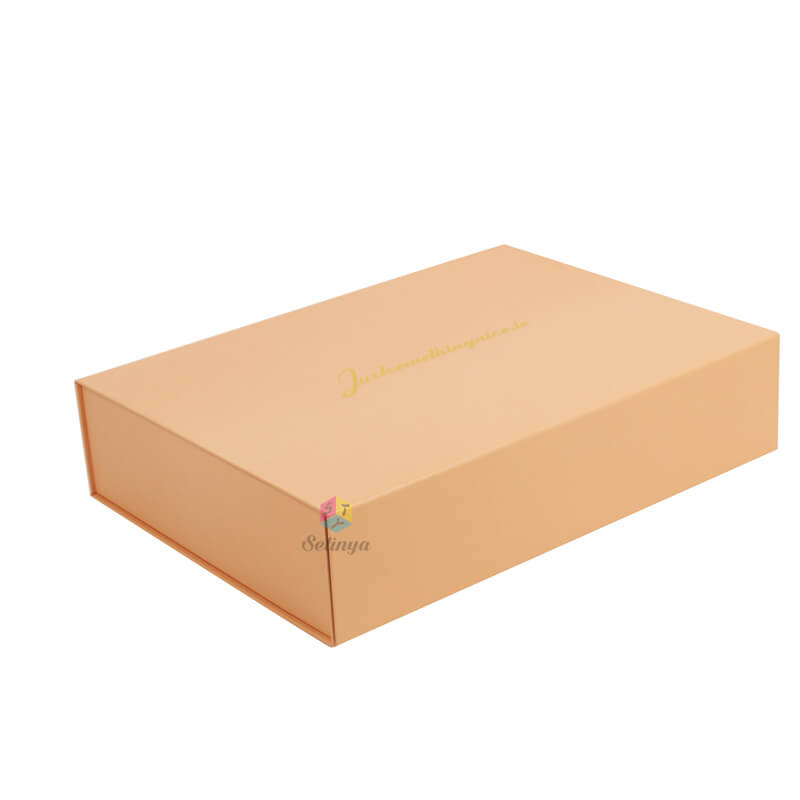 Folding Gift box - Orange Elegant Wholesale