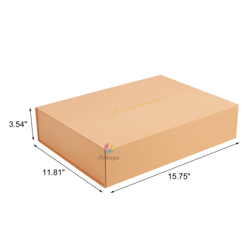 Folding Gift box - Orange Elegant Wholesale