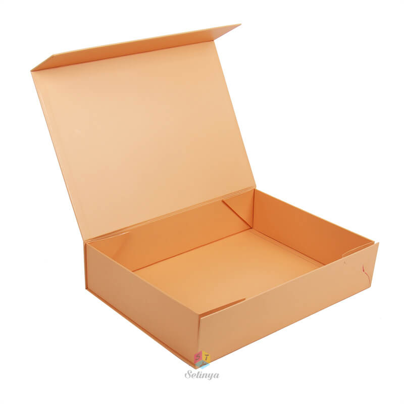 Folding Gift box - Orange Elegant Wholesale