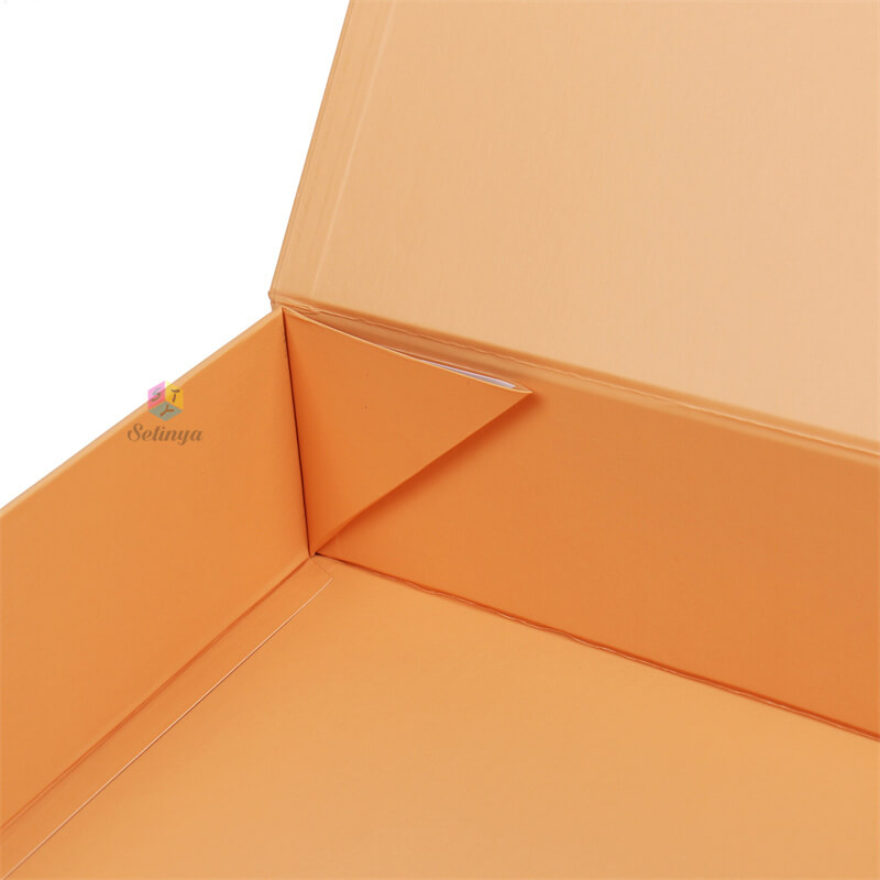 Folding Gift box - Orange Elegant Wholesale