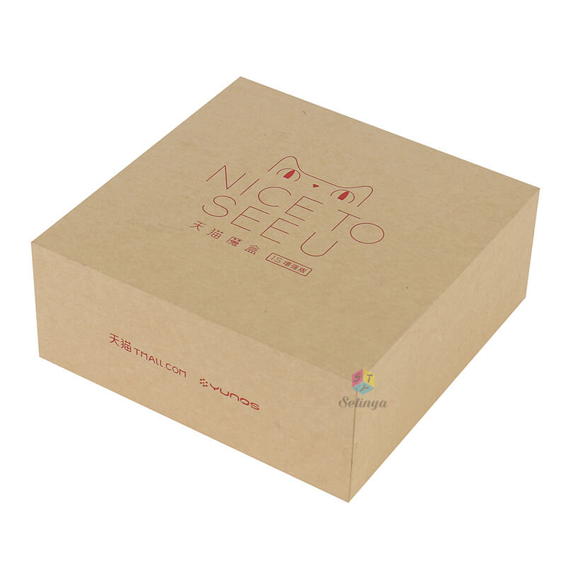 Square Cardboard Box With Lid - Recyclable Packaging