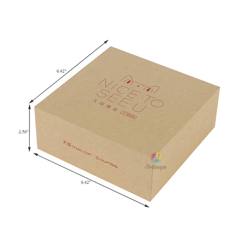 Square Cardboard Box With Lid - Recyclable Packaging