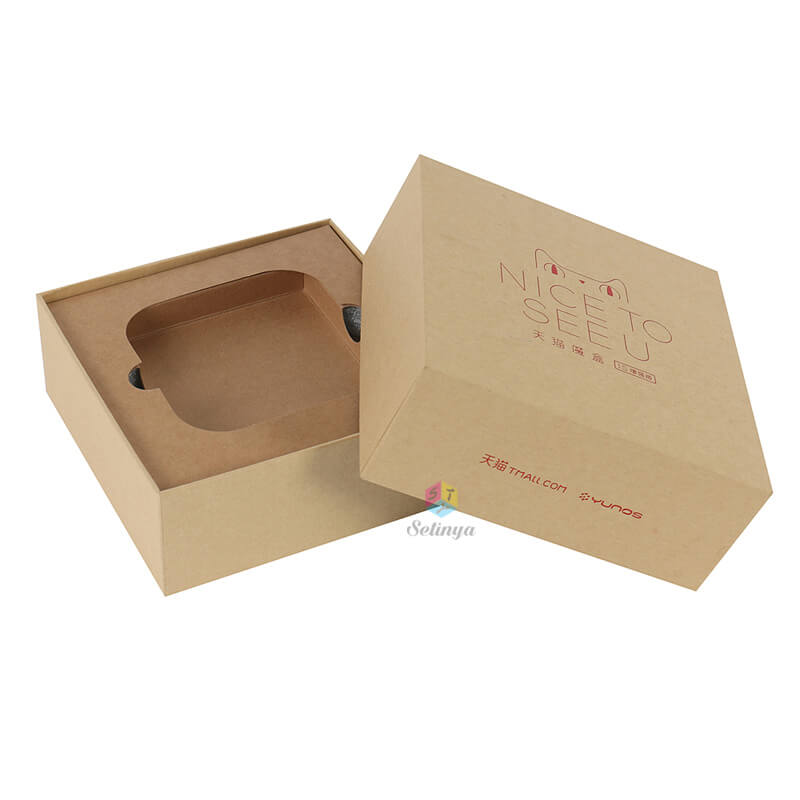 Square Cardboard Box With Lid - Recyclable Packaging