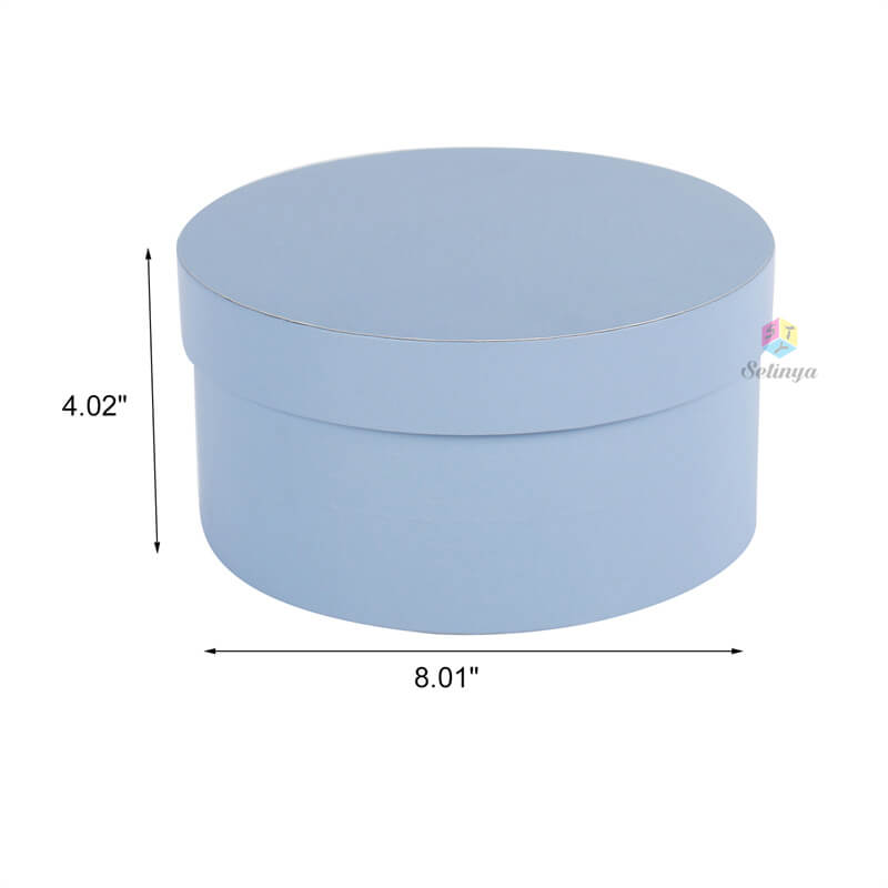Round Hat Boxes With Lids - Charm Colorful Wholesale