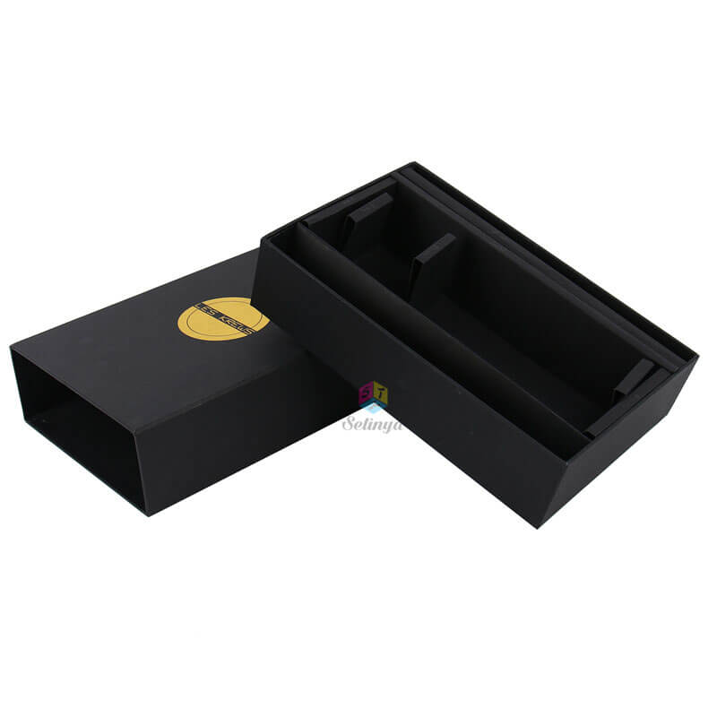 Slide Boxes - Black Matte With String