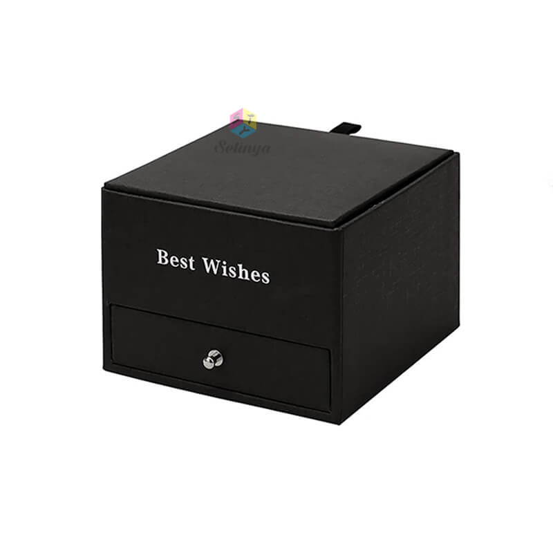 Black Jewelry Boxes Wholesale - Luxury Love Black